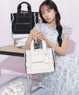 JILL by JILL STUART フリルトート小 ジル バイ ジル スチュアート バッグ その他のバッグ ホワイト ブラ…