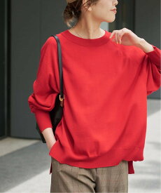 Spick & Span 《予約》ウォッシャブルラグランスリーブプルオーバー スピックアンドスパン トップス ニット ブラウン ブラック レッド ホワイト【送料無料】