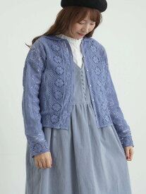 TSUHARU レースパッチワークセーラー襟ブラウス サマンサモスモス トップス シャツ・ブラウス ブルー ホワイト ブラック【送料無料】