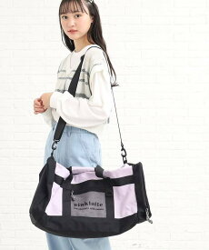 【SALE／10%OFF】PINK-latte 【容量約62L】トラベルボストンバッグ ピンク ラテ バッグ ボストンバッグ ブラック パープル【送料無料】