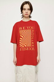 SLY WAVY PRINT BOX Tシャツ スライ トップス カットソー・Tシャツ ホワイト ブラック レッド グレー【送料無料】