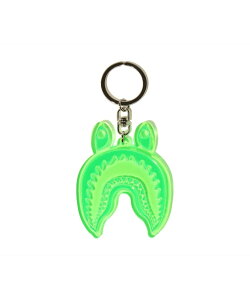 A BATHING APE SHARK REFLECTIVE KEYCHAIN �A �x�C�V���O �G�C�v �t�@�b�V�����G�� �`���[���E�L�[�`�F�[�� �u���[ �O���[�� �s���N