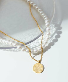 23区 【杏さん着用/Oggi3月号掲載】2WAY パール コイン ネックレス ニジュウサンク アクセサリー・腕時計 ネックレス ゴールド シルバー【送料無料】