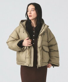 【SALE／30%OFF】Ray BEAMS Gymphlex / フード ダウン ジャケット ビームス ウイメン ジャケット・アウター ダウンジャケット・ダウンベスト ブラック グレー【送料無料】