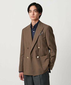 UNITED ARROWS ウール モヘヤ 4ボタン ダブルブレストブレザー S-MODEL ユナイテッドアローズ ジャケット・アウター テーラードジャケット・ブレザー ネイビー【送料無料】