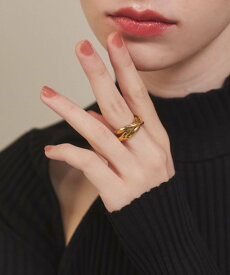 【SALE／28%OFF】ciite' 【 金属アレルギー対応 】 トリプルリング サージカルステンレス シーテ アクセサリー・腕時計 リング・指輪 ゴールド シルバー