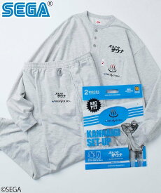 【SALE／60%OFF】SAUVENIR 別注 オールナイトサウナ KANNAIGI/長袖館内着 25AW フリークスストア トップス カットソー・Tシャツ グレー ホワイト ブルー ブラック