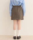 《セットアップ対応》ツィードチェックミニスカート