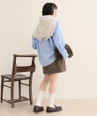 《セットアップ対応》ツィードチェックミニスカート