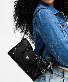 COACH ライダー サッチェル バッグ 24 コーチ バッグ ショルダーバッグ ブラック【送料無料】