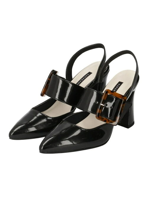 Esperanza Group 20 Ssマーブルバックルストラップパンプス Rakuten