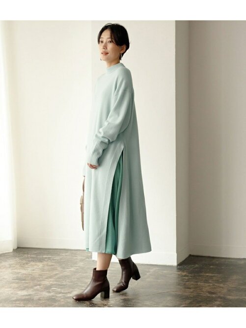 Adam Et Rope スリットニットワンピース Rakuten Fashion 楽天ファッション 旧楽天ブランドアベニュー Bt86