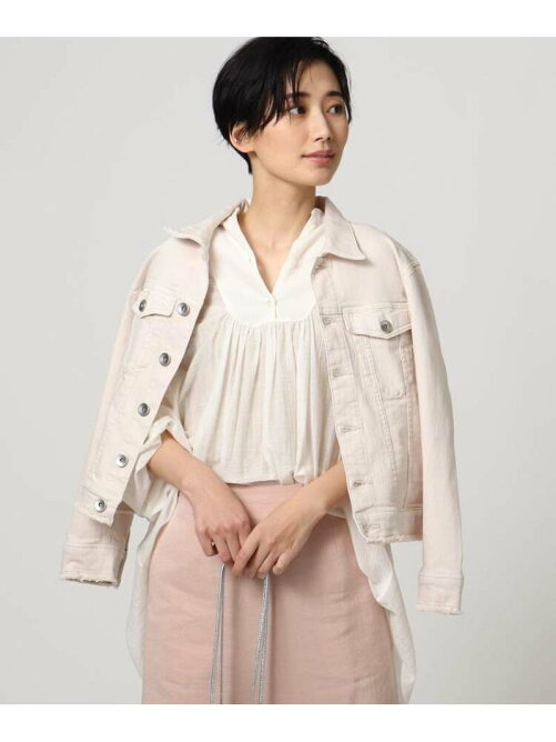 Untitled L 洗える ハイパワーピンクデニムジャケット Rakuten Fashion 楽天ファッション 旧楽天ブランドアベニュー Ch9386