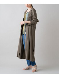 【SALE／70%OFF】PAL GROUP OUTLET 【Loungedress】カットガウン パル グループ アウトレット コート/ジャケット ハーフコート カーキ ホワイト【送料無料】