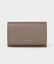 【SALE／30%OFF】Paul Smith 【公式】スワールトリムインサイド 名刺入れ ポール・スミス　アウトレット 財布・ポーチ・ケース 名刺入れ・カードケース ベージュ ピンク ブラック【送料無料】