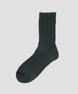 MHL. WIDE RIB COTTON SOCKS }[KbgEnEG CEbOEFA C u[ ubN zCg