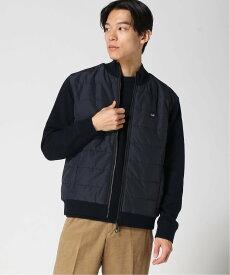 【SALE／50%OFF】CROCODILE (M)ニット ドッキング 中綿ブルゾン クロコダイル ジャケット・アウター ブルゾン・ジャンパー ネイビー【送料無料】