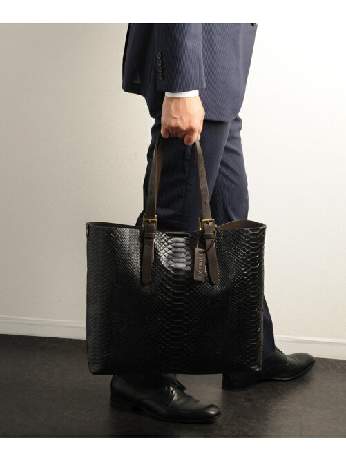 Haleine Haleine 本革パイソンレザートートバッグa4メンズレディース Rakuten Fashion 楽天ファッション 旧楽天ブランドアベニュー T