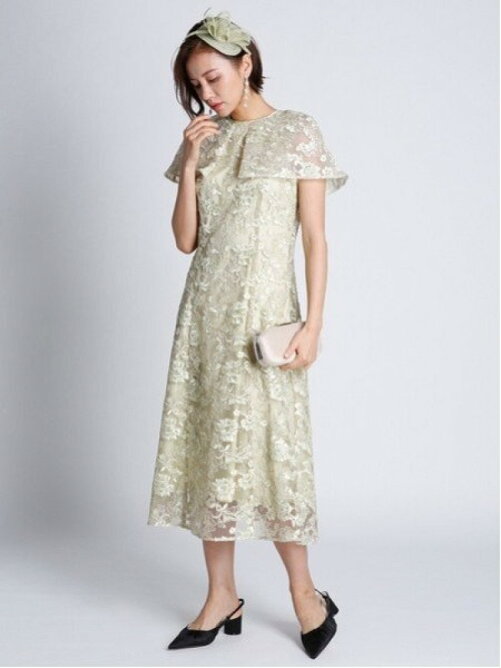 Celford フワラー刺繍ケープワンピース Rakuten Fashion 楽天ファッション 旧楽天ブランドアベニュー Ac6387