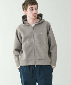 【SALE／30%OFF】Bshop Gymphlex ｜ ダンボールニット ジップフードジャケット MEN ビショップ トップス スウェット・トレーナー ベージュ グレー【送料無料】