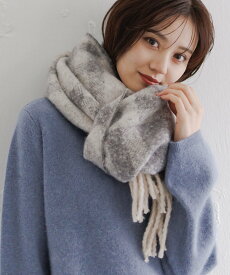 【SALE／30%OFF】Andemiu ブランケットマフラー アンデミュウ ファッション雑貨 マフラー・ストール・ネックウォーマー グレー
