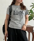 ぐるぐるプリントコンパクトT