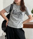 ぐるぐるプリントコンパクトT