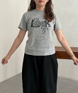 ぐるぐるプリントコンパクトT