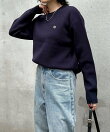 【WEB限定】FR刺繍スウェットニットプルオーバー