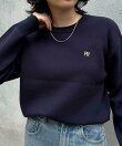 【WEB限定】FR刺繍スウェットニットプルオーバー
