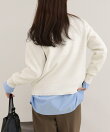 【WEB限定】FR刺繍スウェットニットプルオーバー