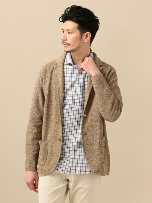 Ships Sc フレンチリネン鹿の子ニットジャケット Rakuten Fashion 楽天ファッション 旧楽天ブランドアベニュー Aj43