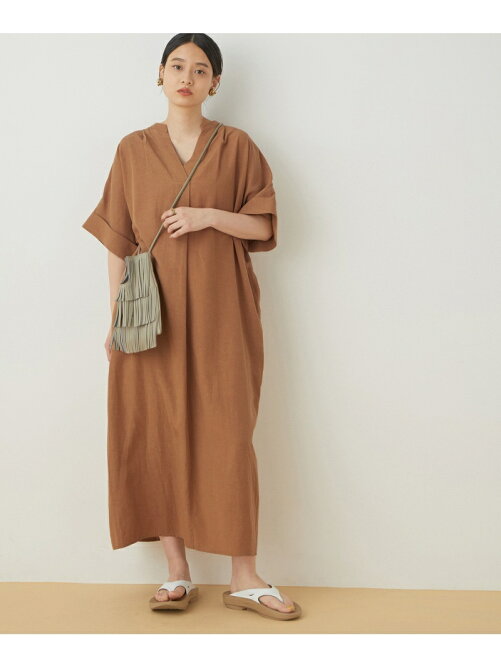 Adam Et Rope アウトレット店舗 Web限定 セルロースリネンスキッパーワンピース Rakuten Fashion 楽天ファッション 旧楽天ブランドアベニュー Cy53