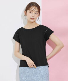 【SALE／30%OFF】JAYRO 袖刺繍トップス ジャイロ トップス カットソー・Tシャツ ブラック ホワイト ブラウン グリーン