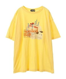 【SALE／50%OFF】Candy Stripper (W)SPOILED BRAT BIG TEE キャンディストリッパー トップス カットソー・Tシャツ ブラック ホワイト イエロー