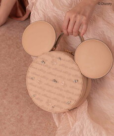 【SALE／70%OFF】RANDA 【Mickey&Minnie】/シアーデザインバッグショルダーバッグ ランダ バッグ ショルダーバッグ ブラック ピンク【送料無料】