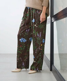 TICCA 【TICCA】別注-フラワープリントパンツ マイカアンドディール パンツ その他のパンツ ブラウン【送料無料】