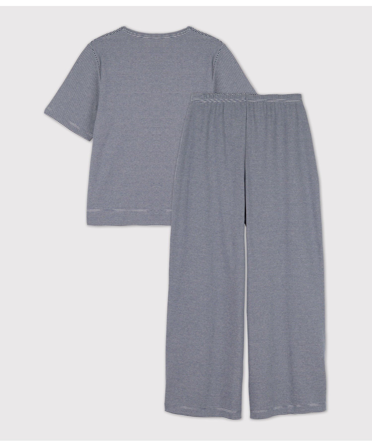 PETIT BATEAU｜ワイドパンツ半袖パジャマ | Rakuten Fashion(楽天