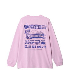 MANASTASH MANASTASH/マナスタッシュ/CiTee L/S SUPERMARKET マナスタッシュ トップス カットソー・Tシャツ ホワイト ブラック ピンク【送料無料】