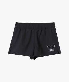 agnes b. FEMME agnes b. x arena ショートパンツ アニエスベー 水着・スイムグッズ 水着 ブラック【送料無料】