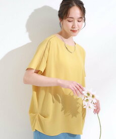 【SALE／50%OFF】SHOO・LA・RUE 【S-LL/ひんやり/洗濯後しわになりにくい】インせず決まる はしごレースドルマンブラウス シューラルー トップス シャツ・ブラウス ブラック ブルー イエロー グレー