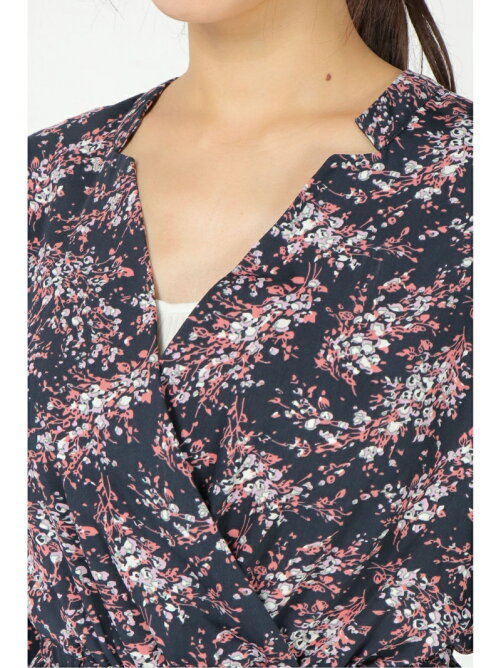 Ikka 花柄カシュクール風ワンピース Rakuten Fashion 楽天ファッション 旧楽天ブランドアベニュー Ac9390