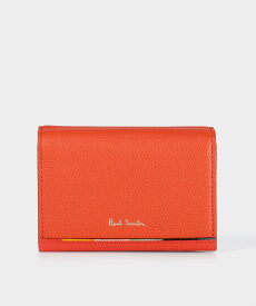 【SALE／30%OFF】Paul Smith 【公式】レイヤードストライプ ミニ財布 ポール・スミス　アウトレット 財布・ポーチ・ケース 財布 ネイビー パープル オレンジ ブラック【送料無料】