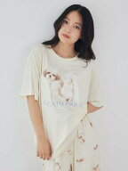 gelato pique 【接触冷感】【UVカット】お散歩ドッグワンポイントTシャツ ジェラートピケ インナー・ルー…