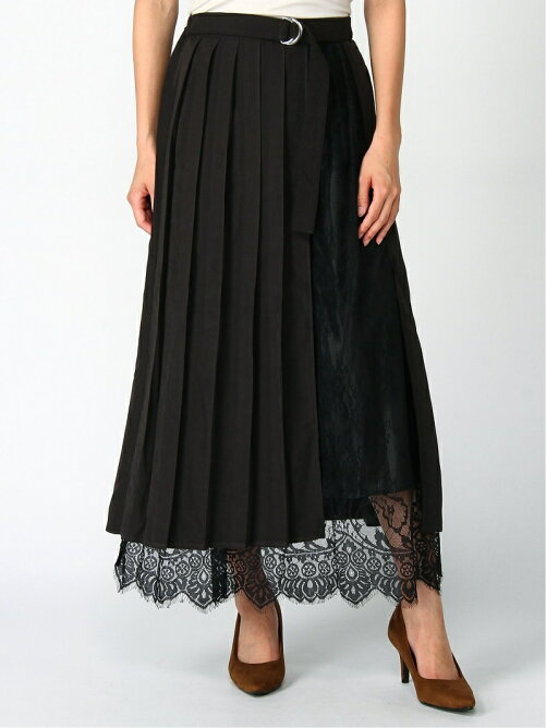 Daisy Merry レース切替プリーツスカート Rakuten Fashion 楽天