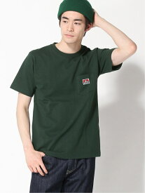 BEN DAVIS BEN DAVIS/(M)ポケットTシャツ ジーンズメイト トップス カットソー・Tシャツ ホワイト ブラック ピンク ブラウン ベージュ グレー グリーン