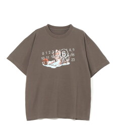 MM6 Maison Margiela グラフィック Tシャツ エムエムシックス トップス カットソー・Tシャツ ブラウン【送料無料】