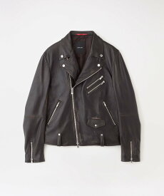 【SALE／30%OFF】LOVELESS エイジングレザーダブルライダース ラブレス ジャケット・アウター ライダースジャケット ブラウン【送料無料】