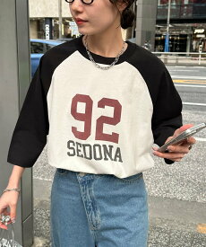Discoat 【Enlude】ラグラン7分袖Tシャツ《ユニセックス》 ディスコート トップス カットソー・Tシャツ ネイビー ブラック ブラウン【送料無料】
