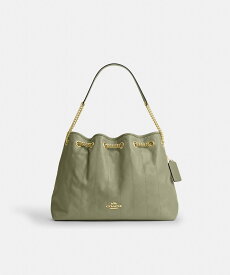 【SALE／60%OFF】COACH OUTLET 【公式】エヴリン ショルダー バッグ・キルティング コーチ　アウトレット バッグ ショルダーバッグ グリーン【送料無料】